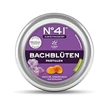 Lemon Pharma Bio Bachblüten Pastillen N°41 Konzentration, Original nach Dr. Bach, vegan & zuckerfrei, Himbeer-Geschmack, für Lernen und Büro