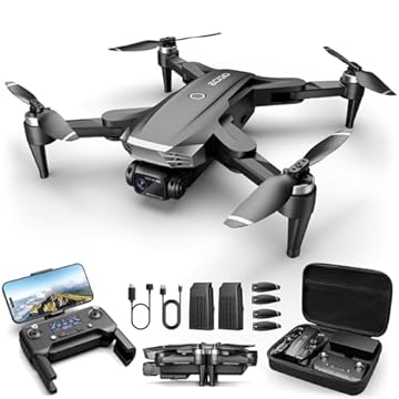 RC Viot GPS Drone with Camera for Adults 4K with Brushless Motors, Auto Return Home, Long Flight Time and Distance,5G WIFI Transmission, Smart FPV Drone RC Quadcopter for Beginners Kids (Under 250G)