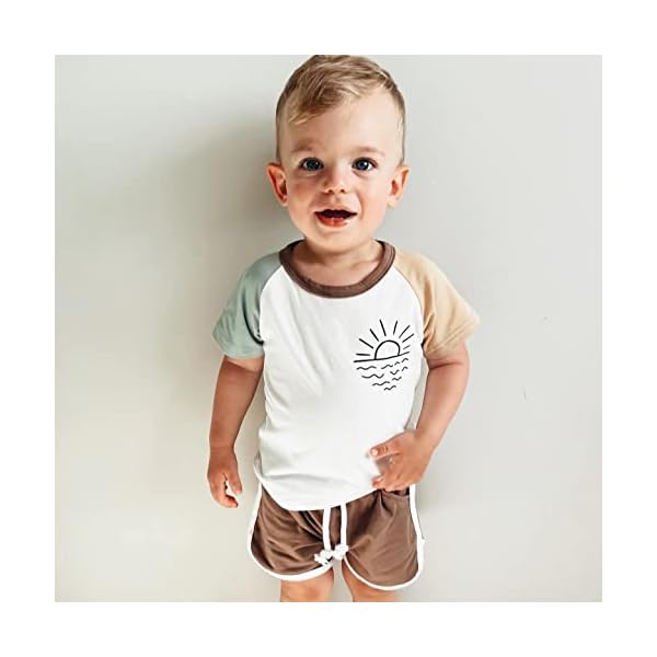 Cevoerf Infant Baby Boy Girl Clothes Set Mama's Boy/Girl Short Sleeve T Shirt Tops Cotton Shorts 2Pcs Summer Outfit