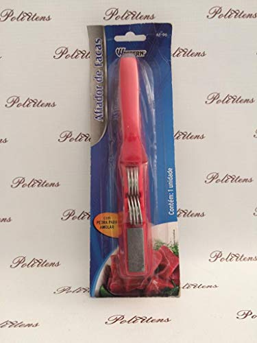 AFIADOR/AMOLADOR DE FACA/TESOURA 19,5CM COLORS