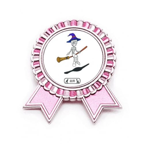 Broche Horus magicien égyptien rose : l'accessoire idéal de votre soirée Halloween