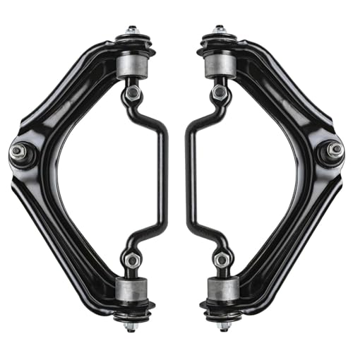 Image of Detroit Axle - 8pc Front End Upper Control Arms Kit for 2002 2003 Ford Explorer Mercury Mountaineer Upper Control Arms w /Ball Joints Lower Ball Joints Inner & Outer Tie Rods Replacement