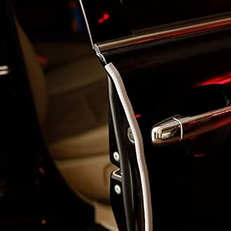 Automaze U Shape Car Door Edge Guards Trim Rubber Strip Seal Protector Fit for Most Car, No Glue Required (Grey, 16 ft/m)