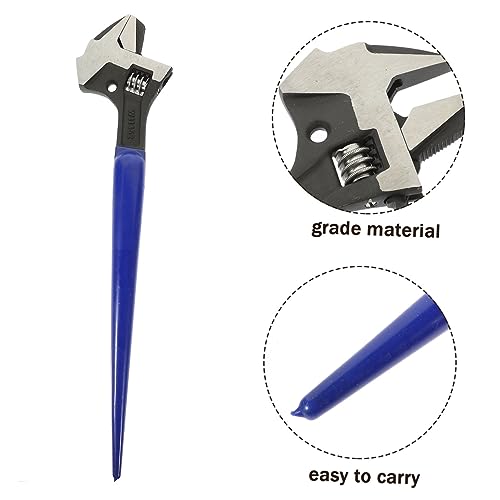 Clé à molette de chantier 30 cm pour serrage et alignement - 4