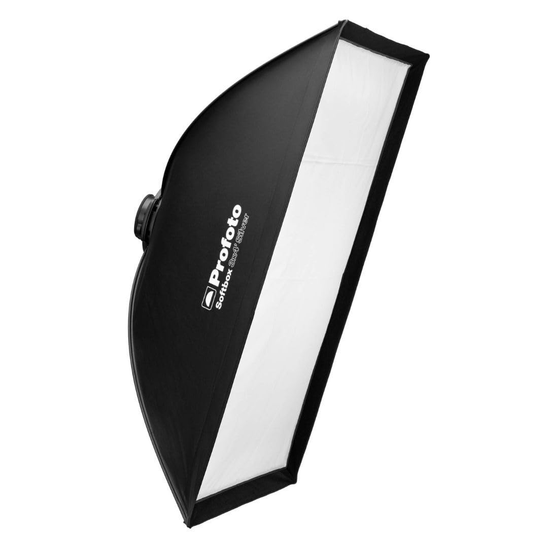 Profoto Softbox rectangular de 3 x 4 pies (plata)