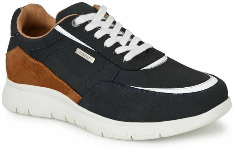 Image of MONDAIN Sandals for Men | Leather | Comfortable Stylish | Premium Look | Durable Everyday Footwear | Casual & Formal Wear | Office, Daily Use & Outings | Modern Design | Comfort Focused Fit |