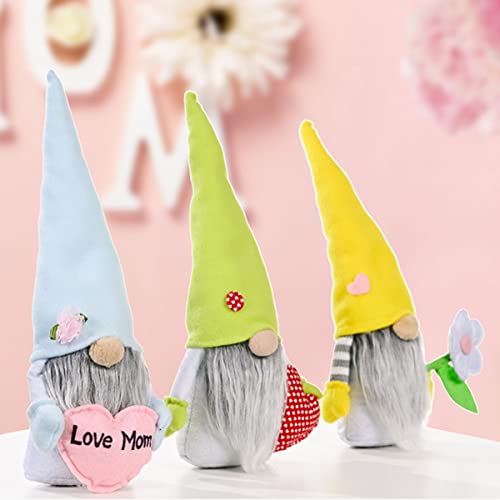 ABOOFAN Top de barba de pelúcia para mães adorável nisse decoração artesanal mãe escandinava mesa po