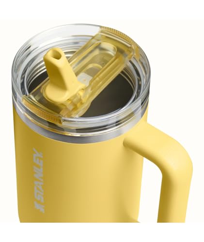 Image of STANLEY Quencher ProTour Flip Straw Tumbler with Leakproof Lid 40 oz | Built-In Straw & Handle | Cupholder Compatible for Travel | Insulated Stainless Steel Cup | BPA-Free | Daffodil