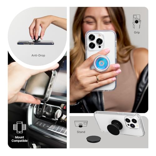 Image of PopSockets PopGrip with Extended Kickstand Pop Grip - Over The Moon