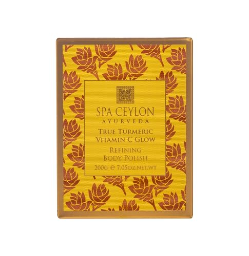 SPA CEYLON True Turmeric Vitamin C Glow Refining Body Polish | Face Care | Ideal for Dull and Blemished Skin Types