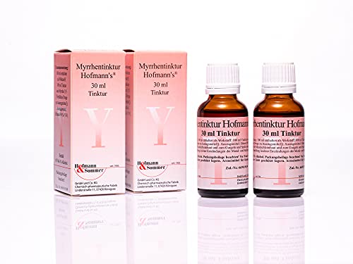 Myrrhentinktur Hofmann's pflanzliches Mund- und Rachentherapeutikum 2 x 30 ml
