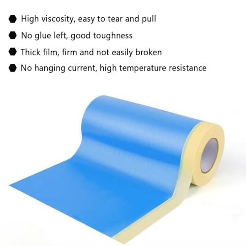 Image of 2 Rolls 44 inch x 82' Painters Plastic with Tape, Pre-Taped Masking Film for Spray Painting, Protective Film for Automotive & Home Spray Painting, for Covering Cars, Walls, Windows and Furniture