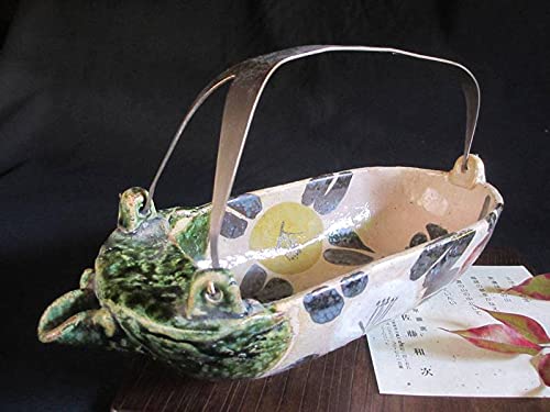 佐藤和次　織部焼　ポット　水次　土瓶　酒器　新品　送料込み Amazon｜佐藤和次作/織部蟹/紅葉文骨酒器｜徳利 オンライン通販