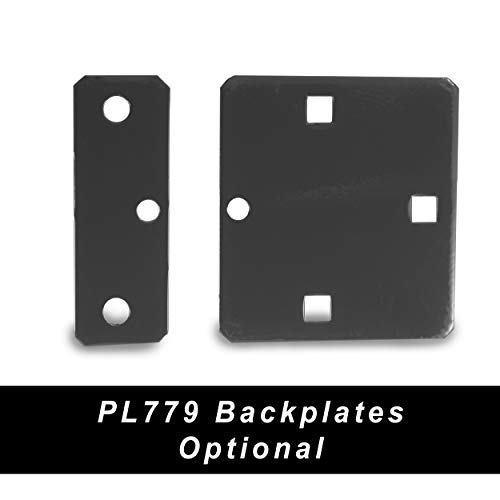 Image of PACLOCK's PL779 Right-Angle Hockey Puck Hasp, Padlock & Keys Not Included, Puck-Mountable w /Extra Security Features, No Backplates