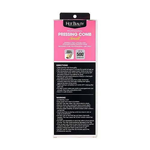 Peine alisador eléctrico profesional Hot Beauty miniatura 4