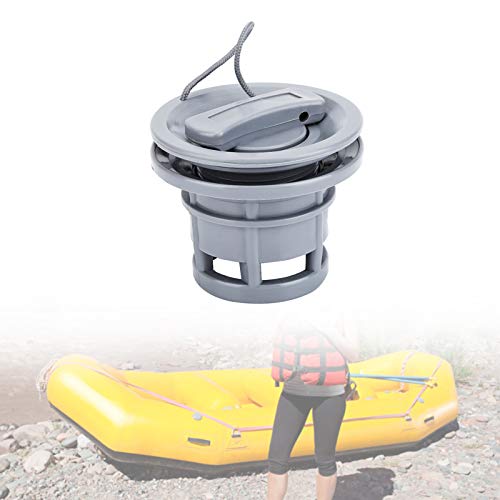 Yosoo Health Gear Reemplazo de válvula de Kayak, Válvula de Aire de Barco, 2 Piezas Reemplazo de Tapa de válvula de Gas de Aire de PVC para Canoa Inflable Bote de Kayak