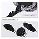 Comhats Herren Wasserdichter Fliegermütze Winter Warme Fellmütze Trappermütze Pelzmütze Wintermütze A69265_Grau L