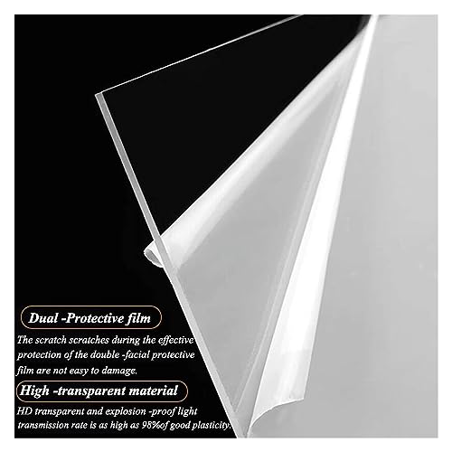 Feuille de plastique acrylique transparente polycarbonate pour bonne performance eclairage - 5