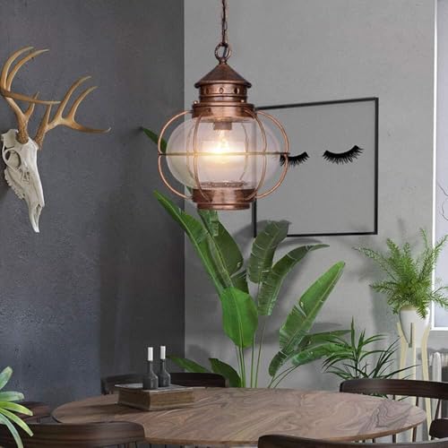 Suspension extérieure étanche E27 avec diffuseur en verre protecteur