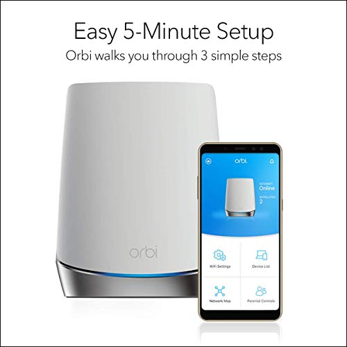 Image of Netgear Netgear - Orbi AX4200 Tri-Band Mesh Wi-Fi 6 System (2-Pack) - White (Renewed)