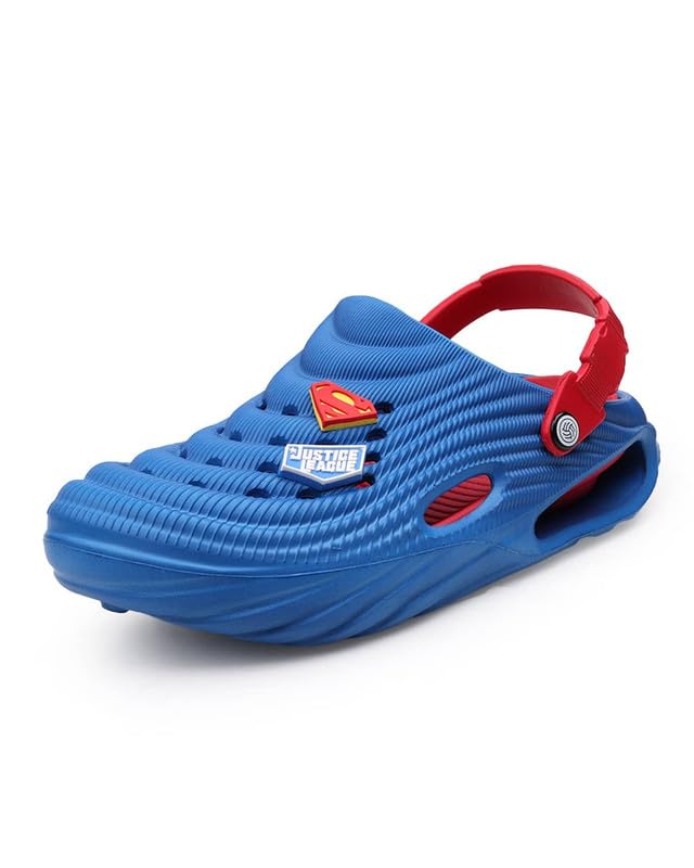 Image of Bacca Bucci Men's Justice League Clogs with Back Strap, Ventilated Upper, Textured EVA Sole, Slip-On Casual Walking Sandals Outdoor Use