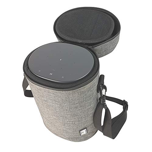 Image of Travel and Storage Carrying Case for Sonos Move /Sonos Move 2 Speaker(Both Compatible with Sonos Move /Move 2 and Charging Base,Sliver Grey)