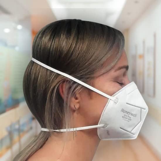 Image of Honeywell H910 Plus N95 NIOSH Certified Disposable Respirator (White, Filter Efficiency 95%, Pack of 10) for Unisex