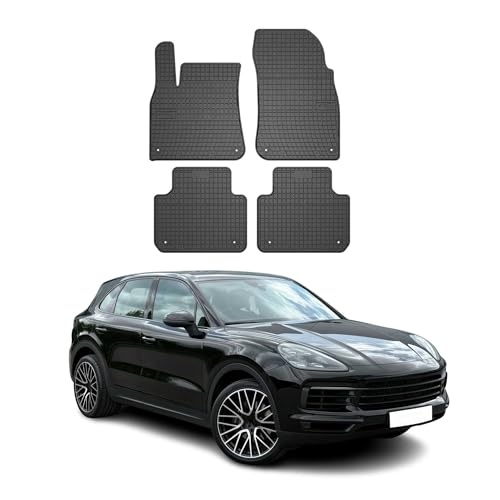 OMAC Tapis de Sol Compatible avec Porsche Cayenne 2019-2026 Caoutchouc Noir