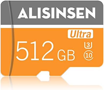 Micro SD Cards 512GB Memory Card Class 10 Micro SD Memory Cards 512GB HIGH Speed with SD Card Adapter for GOPRO Camera Phone Computer Game Console, Dash Cam, Camcorder