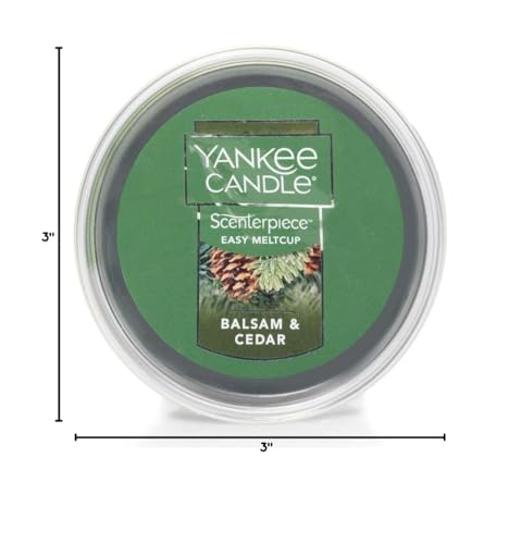 Yankee-Candle-Balsam-and-Cedar-Meltcup-Scenterpiece-Wax-Warmer-System-Refill-Set-of-TWO-Balsam-and-Cedar-Easy-Meltcups Yankee Candle Balsam and Cedar Meltcup Scenterpiece Wax Warmer System Refill Set of TWO Balsam and Cedar Easy Meltcups