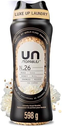 Downy Unstopables Unlimited Collection In-Wash Laundry Scent Booster Beads, No. 26, Fine Fragrance, Long-Lasting Fresh Scent Beads, 598 g