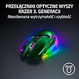 Razer Basilisk V3 Pro 35K Phantom Green Edition – pełni konfigurowalnej bezprzewodowej ergonomicznej myszy do gier RGB – 4-kółko przewijania – czujnik 35K DPI – 13 przycisków | Phantom Green