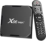Android 9.0 TV Box 4GB RAM 32GB ROM, X96 Max+ Android Box Amlogic S905X3 Quad-Core 2.4G + 5.8G WiFi Bluetooth 4.0 4K 60fps HDR