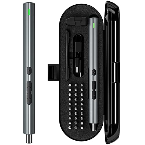 Kingsdun Electric Screwdriver, Cordless Precision Power Screwdriver Set with Magnetic ...
