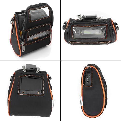 Image of eecee Soft Carrying Case for Zebra ZQ520 ZQ521 Mobile Thermal Printer - 2024 Upgrade Case Holster with Shoulder Strap and Belt Clip Compatible with Zebra ZQ520 ZQ521 Portable Carry Accessories