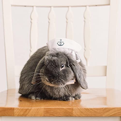 Enjoying Cat Sailor Costume Small Dog Sailor Outfit Navy Cat Hat With Tie Captain Cat Costume #TOP4