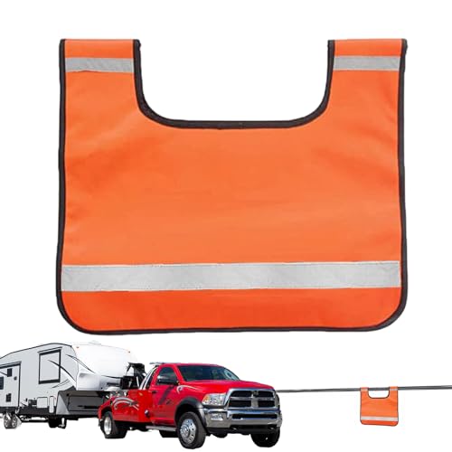 Couverture de sécurité orange pour treuillage et amortisseur de corde résistant
