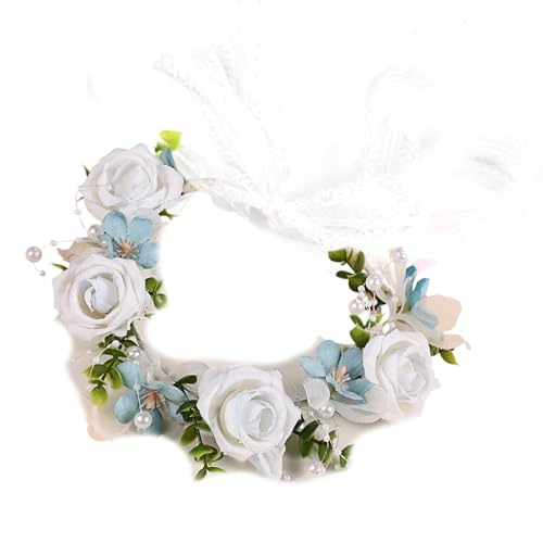 Grass Hair Ornament Kids Party Decoration Fashion Flower Wreath Practical Country Theme Accessory Outdoor Activity Hair Ornament