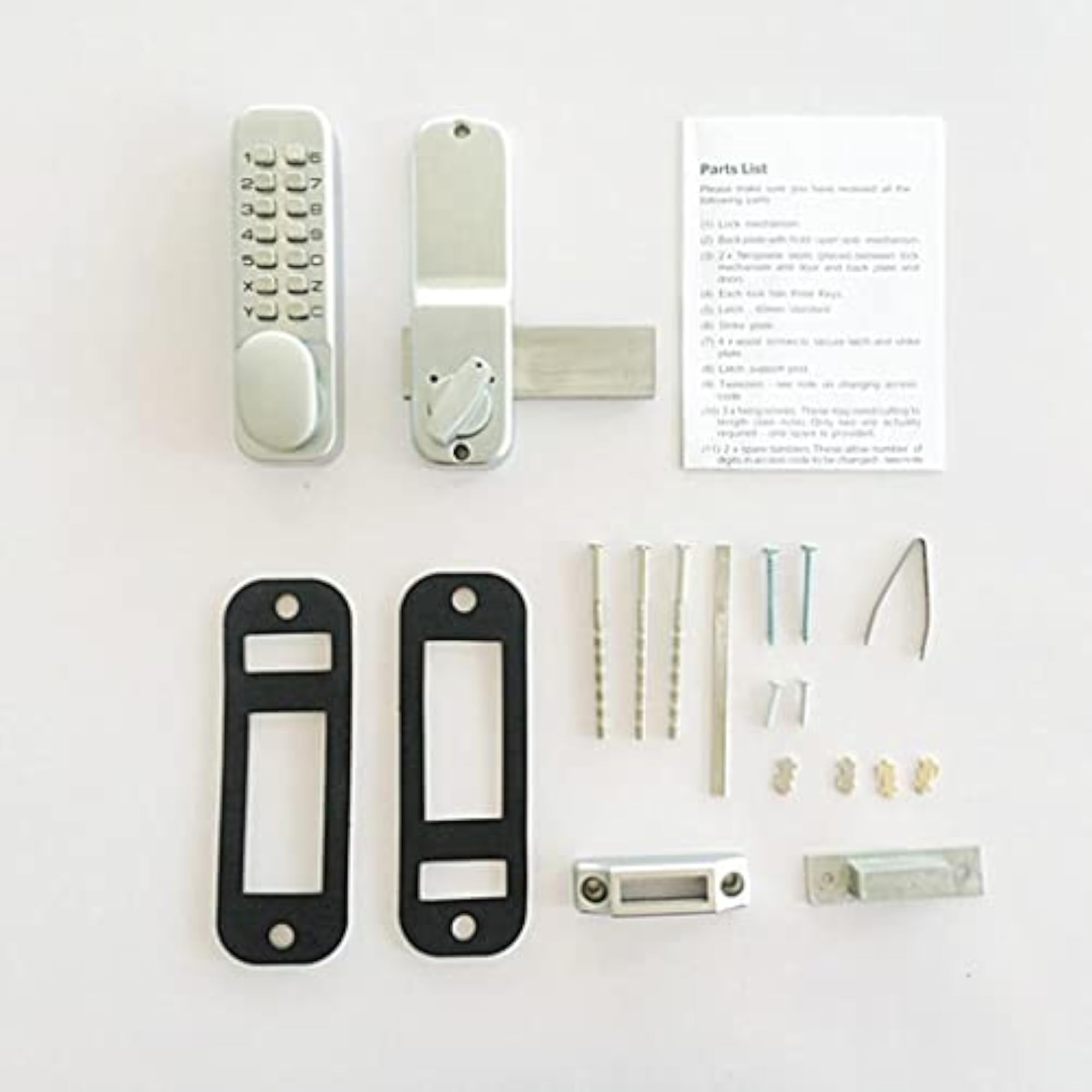 Digital Push Button Door Lock Key Pad Code Combination
