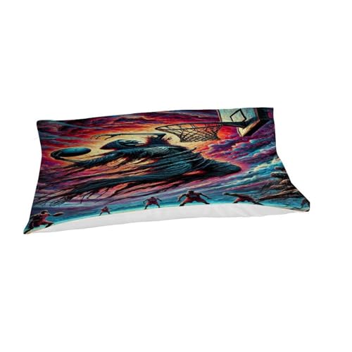 Housse de couette Faucheuse microfibre infroissable zippée lit simple gothique - 7