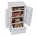 1/12 Dollhouse Miniature Furniture Fridge Refrigerator White by Generic