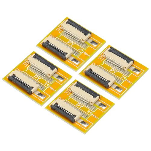 QUARKZMAN FFC FPC Extensión Placa PCB Extensión ZIP HDD Conector 16 Pasador 0,5mm Paso Único Lado para LCD 3D Impresora Cámara DVD TV Portátil Paquete de 4