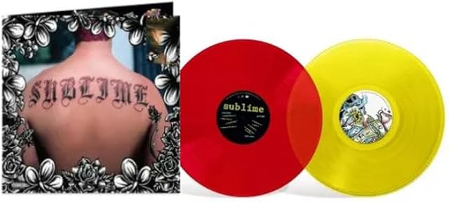 Sublime Exclusive Limited Edition Transparent Red/Yellow Color Vinyl 2x por Sublime, capa do álbum
