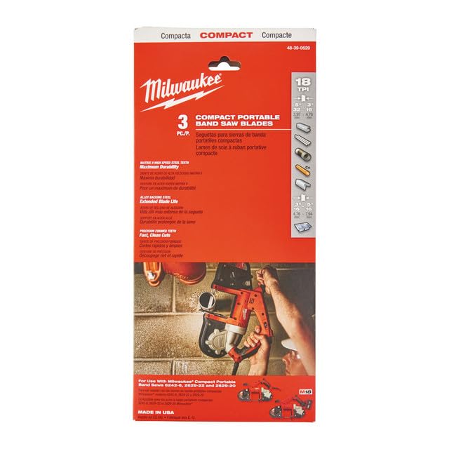 Milwaukee 48-39-0572 Band Saw Blade M12 Sub-Compact 27 18Tpi