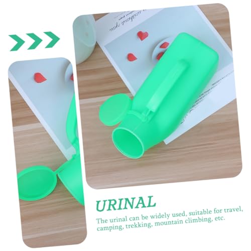 2Pcs Reusable Household Men Urinal Plastic Urine Bottle with Lid Convenient for Travel Camping Outdoor Use Easy to Clean Sturdy Male Accessory - Image 6
