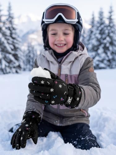 Image of SATINIOR 2 Pair Kids Winter Gloves