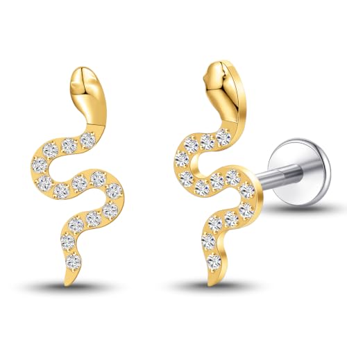 limerencia G23 Hypoallergenic 18g Flat Back Stud Earrings