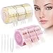3600 Stück Schlupflid Tapes, EBANKU Augenlid Stripes Unsichtbare Doppelte Schlupflider Tape Augenlid Lifting Wasserdicht Eyelid Klebeband Augenlid Aufkleber Band mit Gabelstangen Pinzette
