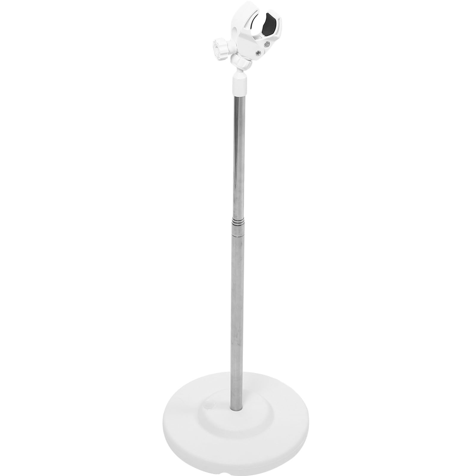 Supporto in Acciaio Inox e Plastica e Altezza da 30 a 140cm con Morsetto Regolabile da 6cm Base Stabile per Toelettatura Mani Libere per Asciugacapelli per Animali Domestici