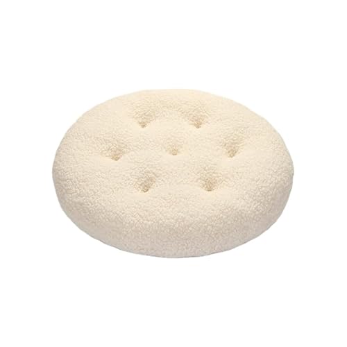 MsiDtsoy クッション 座布団 おしゃれ ビスケット型 可愛い 円形 お菓子 抱き 枕 フロアクッション 低反発 大きい 背凭れ 柔らかい 丸 チェアパッド 直径36cm ふわふわ 四季通用 クッキー ざぶとん 椅子 オフィス用 家を装飾する インテ